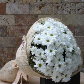 Флорист в Анталию Букет из хризантем-FLA17