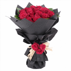  Antalya Flower Order 25 Red Roses Bouquet-FLA29
