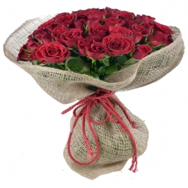  Заказ цветов в Анталию Букет из 29 красных роз-FLA32