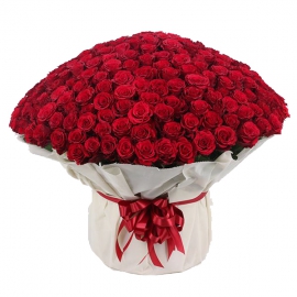  Antalya Çiçekçiler 201 Kırmızı Gülden Buket-FLA46