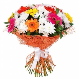  Доставка цветов в Анталию Сезонный букет-FLA48