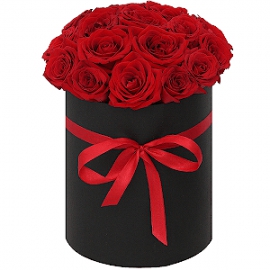  Цветок в Анталию Розы в коробке-FLA49